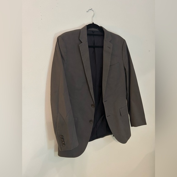 Jcrew Ludlow Sports Jacket 100% Cotton Solid Gray Preppy Causal Sz 38R - Picture 4 of 16
